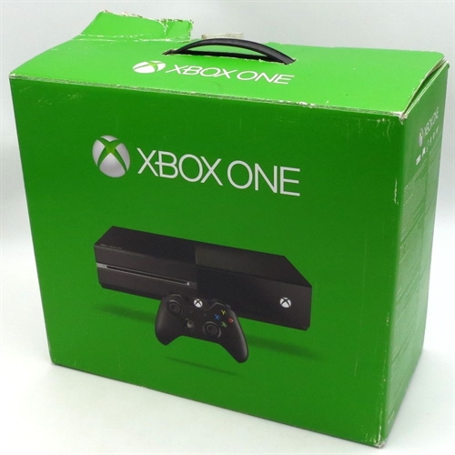 XBOX One - Original Box - 500GB HDD - Console - SNR 036276444248 (B Grade) (Genbrug)